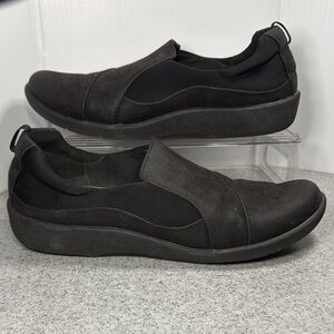 Clark’s Cloudsteppers 9w Elegant‎ Black Slip-On Loafers fc3